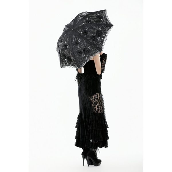 Dark In Love Fara Gothic Umbrella