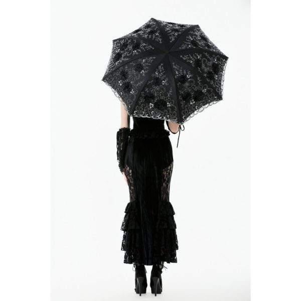 Dark In Love Fara Gothic Umbrella
