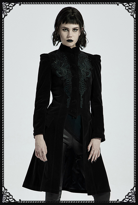 Punk Rave Tora Coat (BK)