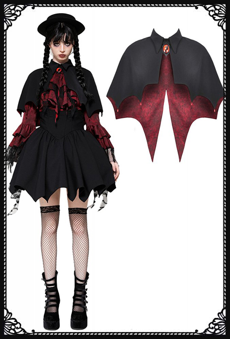 Dark In Love Bratty Bat Small Cape