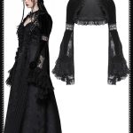 Dark In Love Milla Gothic Velvet Open Bolero