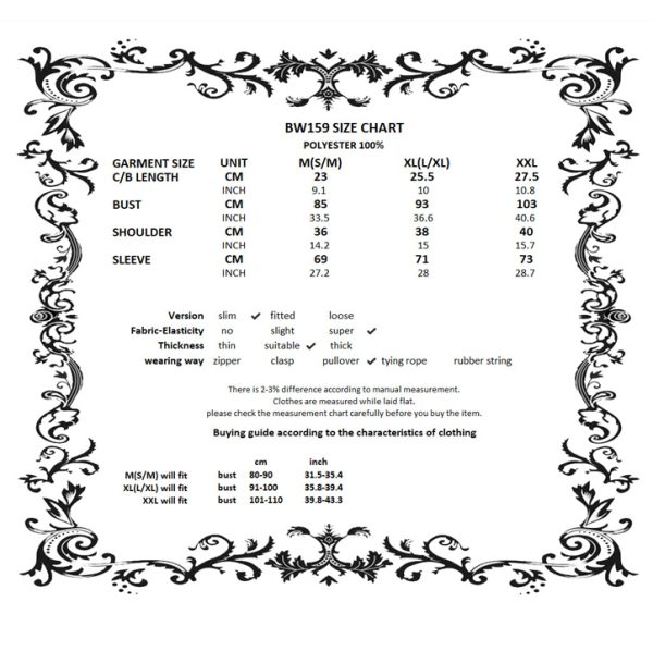 Dark In Love Milla Gothic Velvet Open Bolero