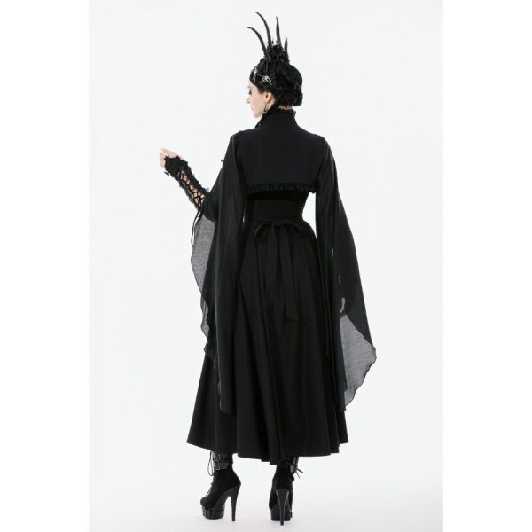 Dark In Love Nocturna Dramatic Bell Sleeves Bolero