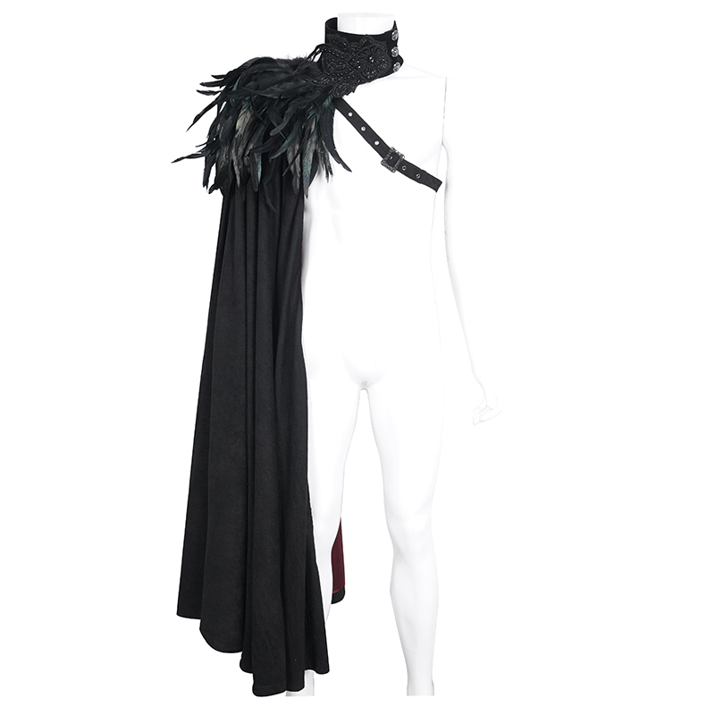 Devil Fashion Raven Single Shoulder Shawl