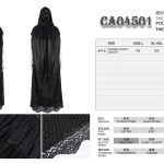 Devil Fashion Amaris Witch Black Cape