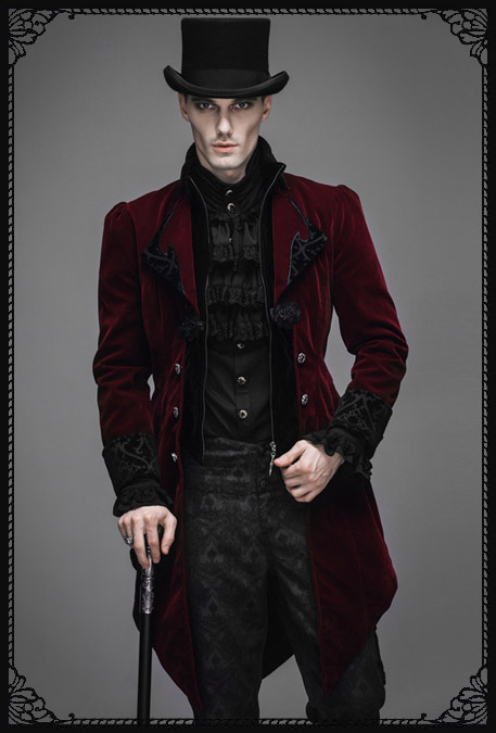 Devil Fashion Vladimir Gothic Coat(RD)