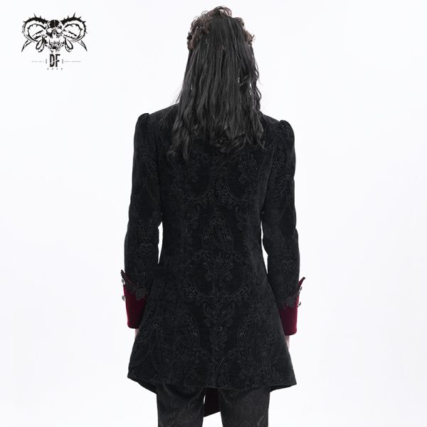 Devil Fashion Aamon Romantic Gothic Red & Black Jacket