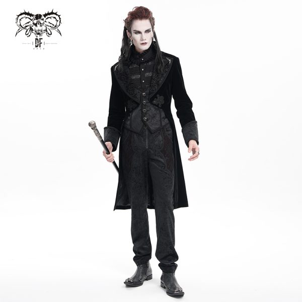 Devil Fashion Blood Lust Black Velvet Jacket