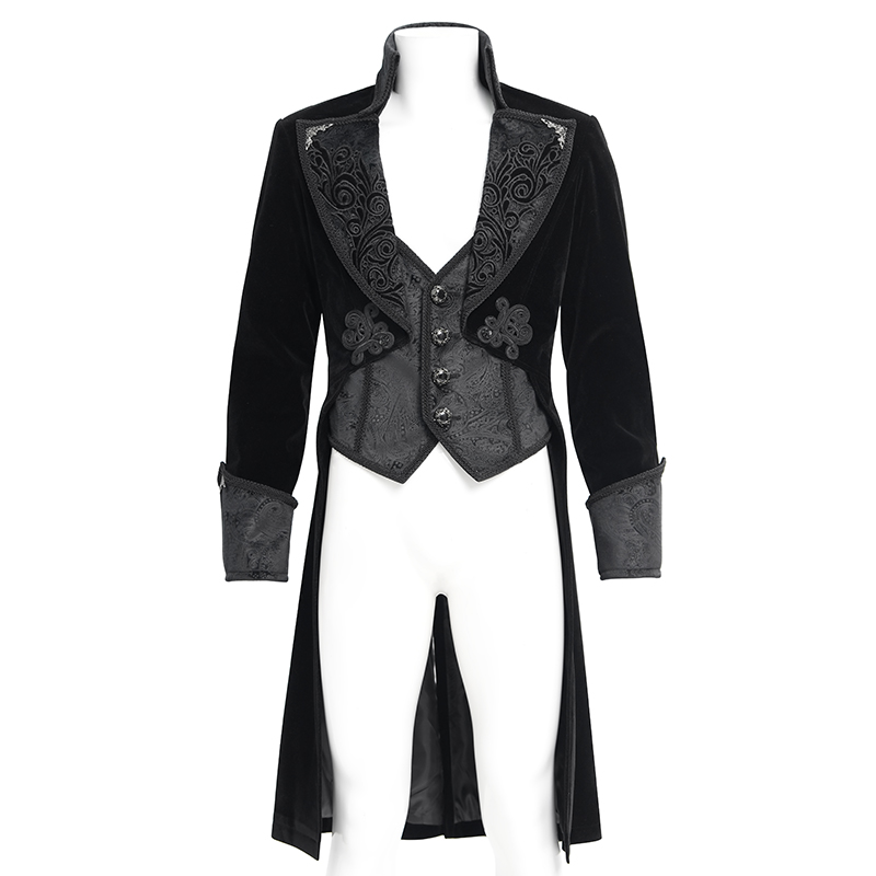Devil Fashion Blood Lust Black Velvet Jacket