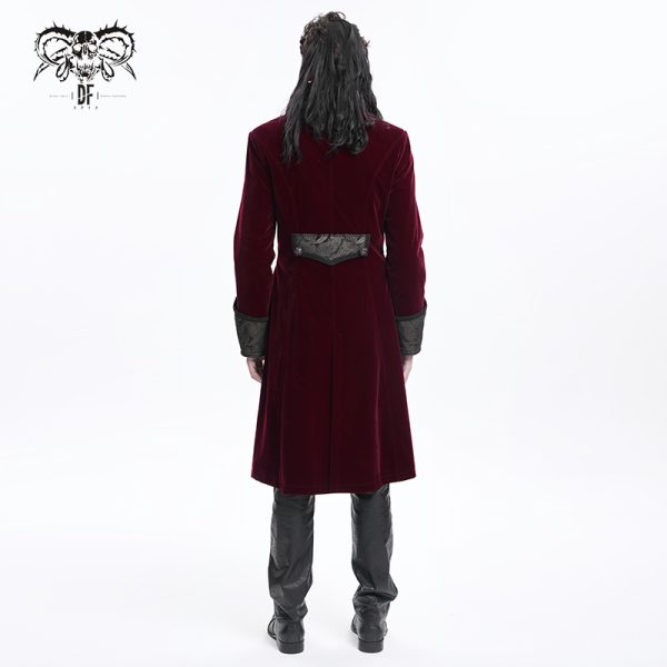 Devil Fashion Blood Lust Red Velvet Jacket