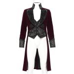Devil Fashion Blood Lust Red Velvet Jacket
