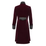 Devil Fashion Blood Lust Red Velvet Jacket