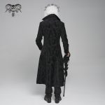 Devil Fashion Bram Long Damask Black Jacket