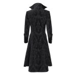 Devil Fashion Bram Long Damask Black Jacket