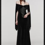 Punk Rave Empress Long Velvet Dress