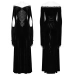 Punk Rave Empress Long Velvet Dress