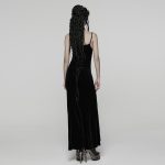 Punk Rave Bleeding Heart Lace Details Gothic Dress