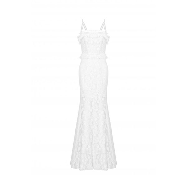 Dark In Love Dead Bride White Gothic Lace Dress