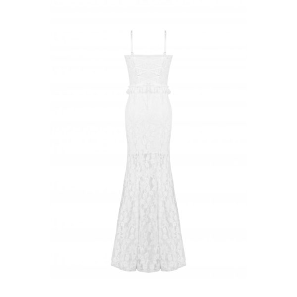 Dark In Love Dead Bride White Gothic Lace Dress