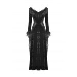 Dark In Love Demona Bell Sleeve Velvet Dress