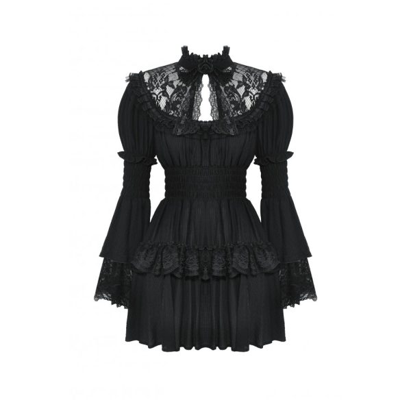 Dark In Love Lilybeth Short Lace Dress