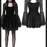 Dark In Love Jacqueline Gothic Baby Doll Dress