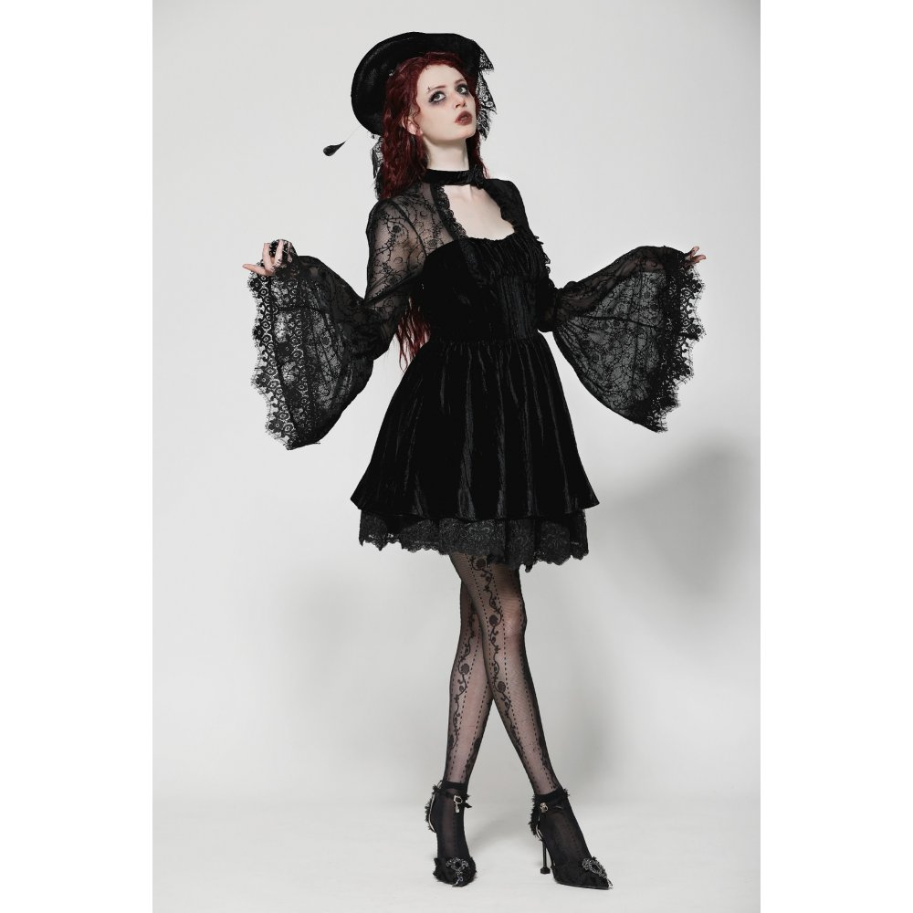 Dark In Love Jacqueline Gothic Baby Doll Dress