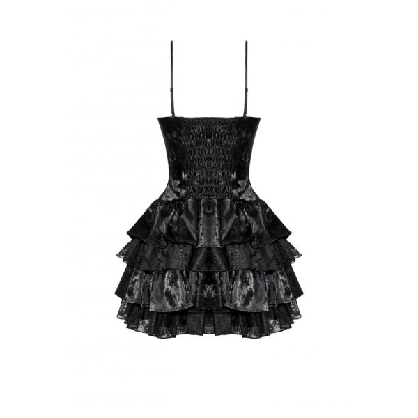 Dark In Love Misa Ruffle Gothic Dress