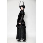 Dark In Love Gwendoline Long Velvety Lace Dress