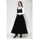 Dark In Love Necrovest Gothic Dungaree Long Dress