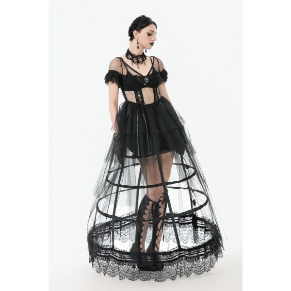 Dark In Love Ethereal Enchantment Gothic Sheer Dress