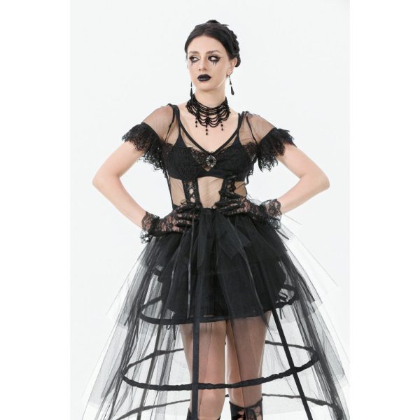 Dark In Love Ethereal Enchantment Gothic Sheer Dress