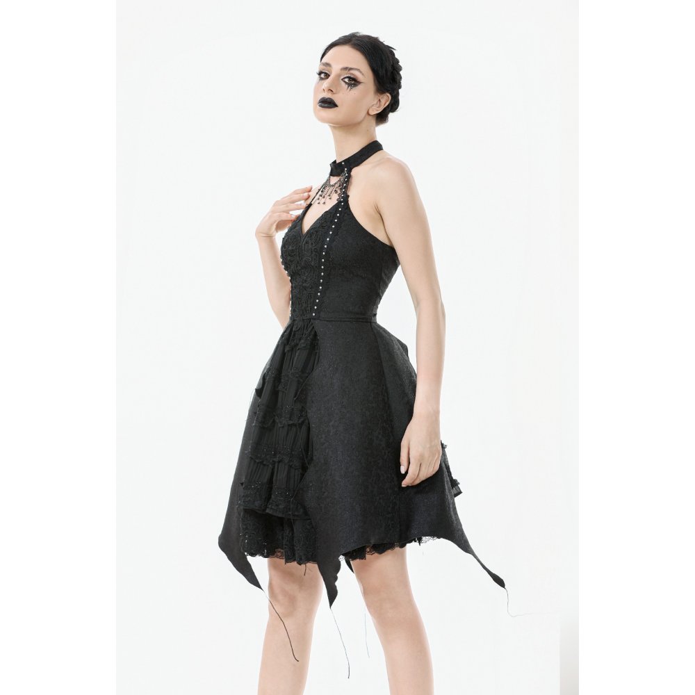 Dark In Love Aile Nocturne Bat Wing Skater Gothic Dress