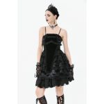 Dark In Love Baby Bat Gothic Ruffle Dress