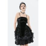 Dark In Love Baby Bat Gothic Ruffle Dress