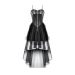 Dark In Love Morrigan PU Zip & Buckle Dress