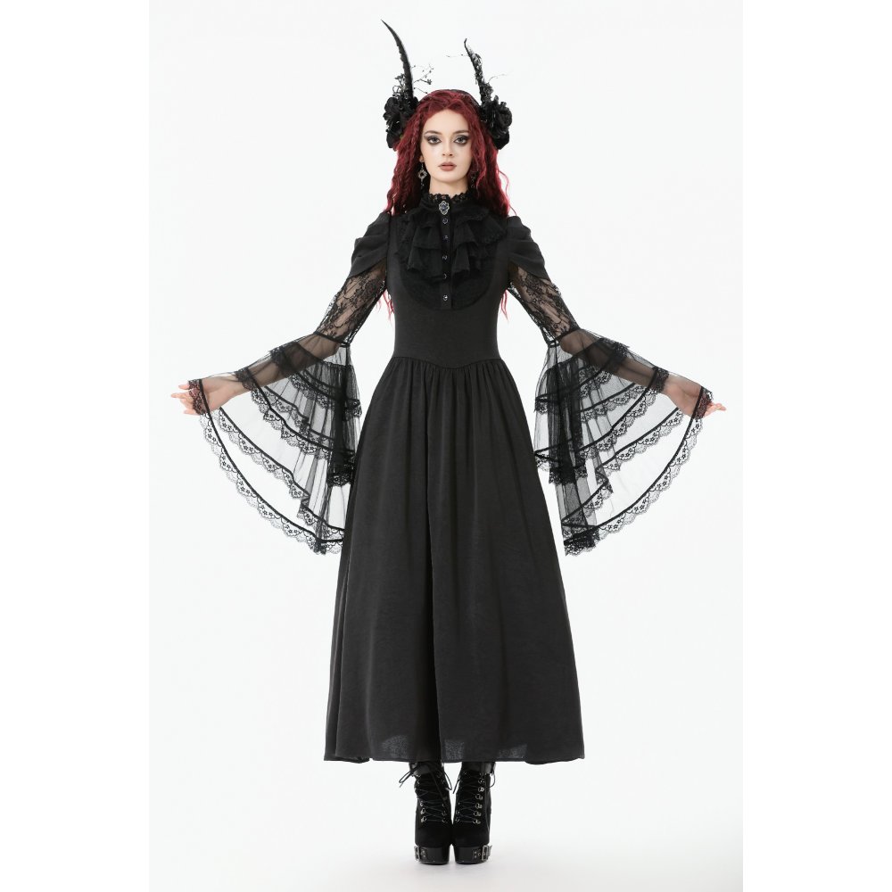 Dark In Love Dollyvine Ruffle Gothic Dress