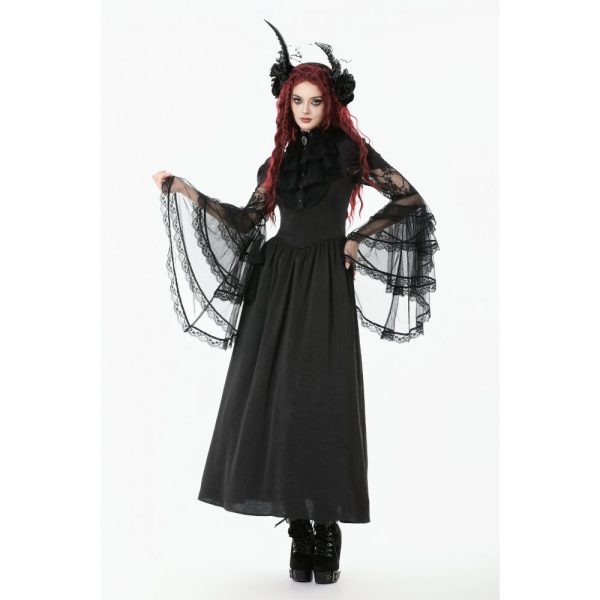 Dark In Love Dollyvine Ruffle Gothic Dress