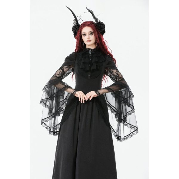 Dark In Love Dollyvine Ruffle Gothic Dress