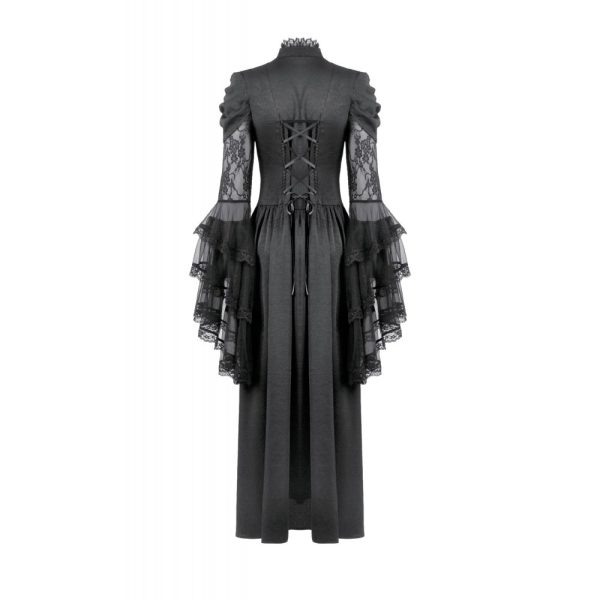 Dark In Love Dollyvine Ruffle Gothic Dress