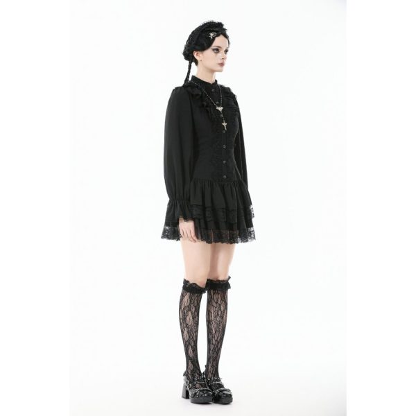 Dark In Love Astrid Long Sleeve Lace Dress