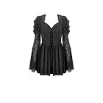 Dark In Love Kaira Long Sleeve Black Gothic Dress
