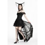 Dark In Love Cathedral Goth Bardot Lace Dress