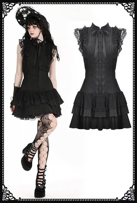 Dark In Love Amour Button Up Dress