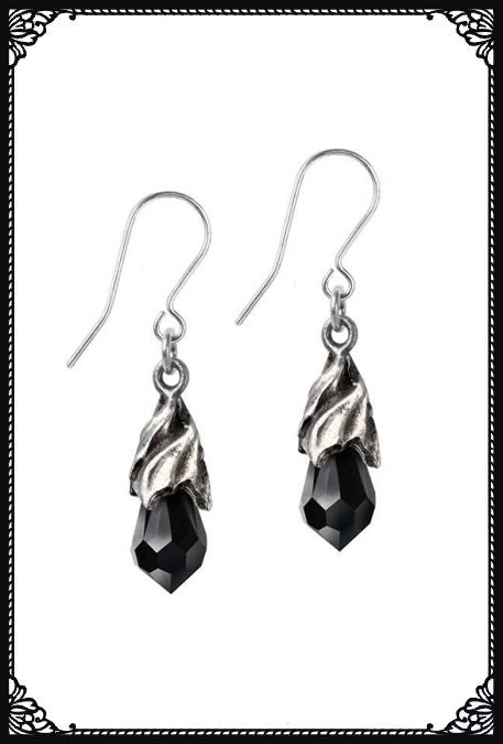 Alchemy Empyrean Tear Droppers Earrings (BK)
