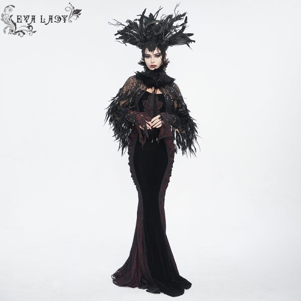 Eva Lady Incubus Feather Headpiece