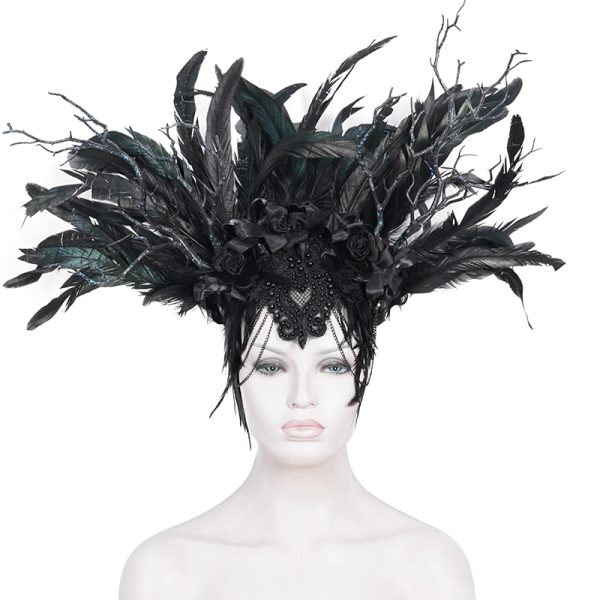 Eva Lady Incubus Feather Headpiece