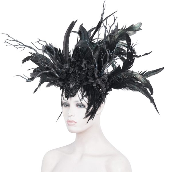 Eva Lady Incubus Feather Headpiece