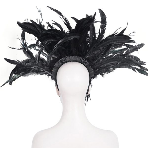 Eva Lady Incubus Feather Headpiece
