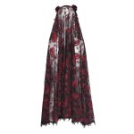 Eva Lady Rosita Red Gothic Veil